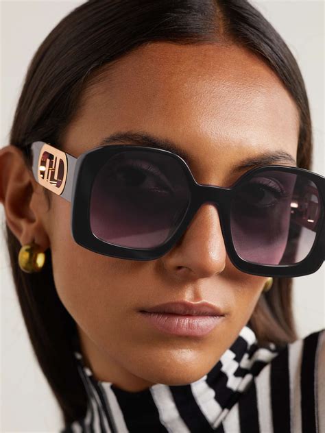 fendi square frame sunglasses